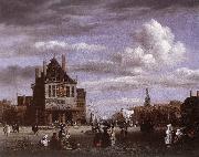 RUISDAEL, Jacob Isaackszon van The Dam Square in Amsterdam oil painting picture wholesale